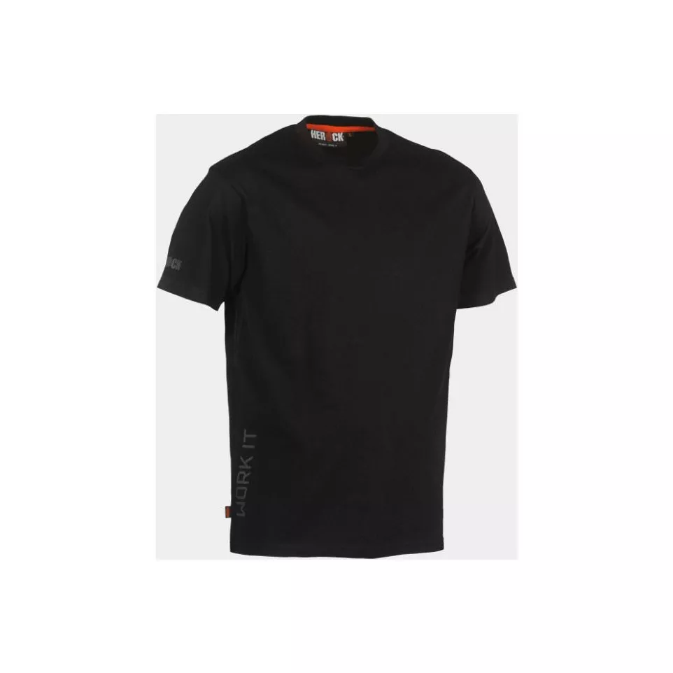 T-Shirt manches courtes noir Herock...