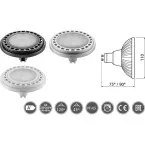 White LED GU10 ES111 Bulb 12W 950 Lm per piece