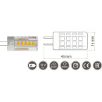 LED lamp G4  3,5W 320 Lm...
