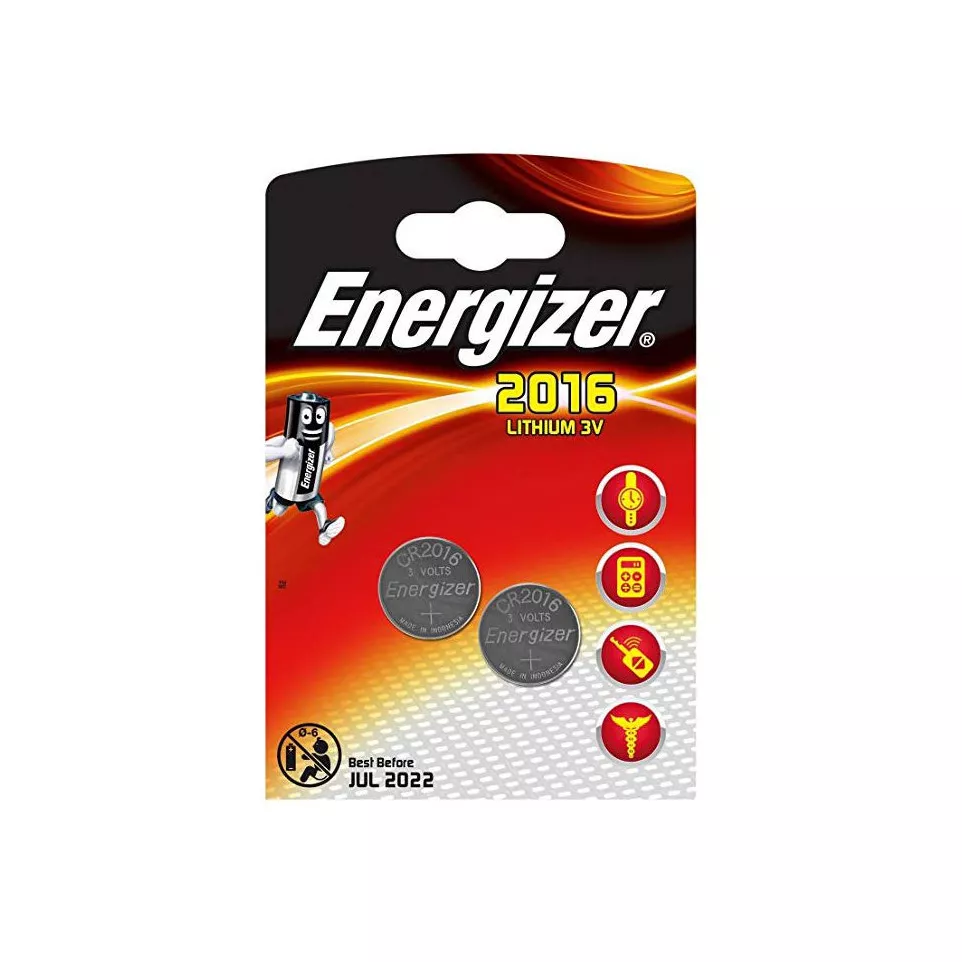 Pile plate Lithium 3V CR2016 BL2 / 2pce