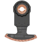 Lame segment à concrétion...