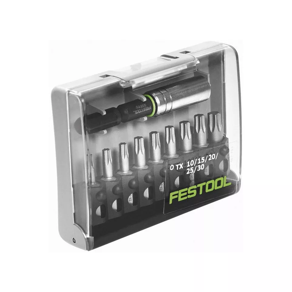 Set van 10 festool Torx bits + BH60...