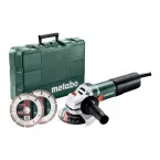 Metabo slijpmachine in koffer WEQ 1400-125 SET / pce