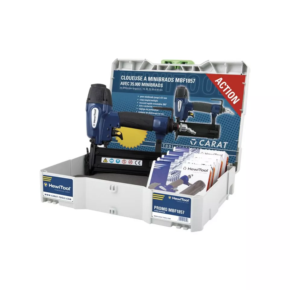 Cloueuse mini-brads MBF1857 / pce