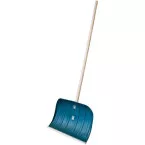 Polypro sneeuwschuiver 500x390mm met houten handvat / pce