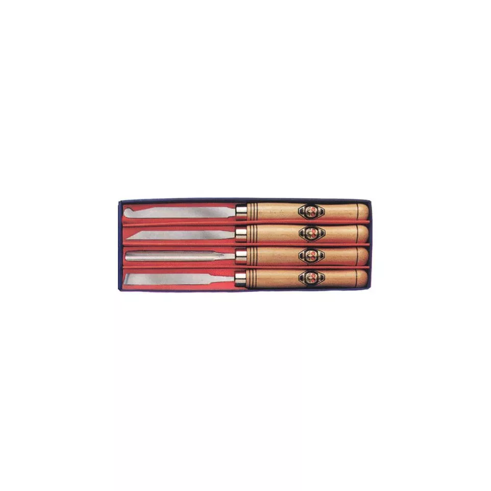 Jeu de 4 ciseaux de tourneur Kirschen...