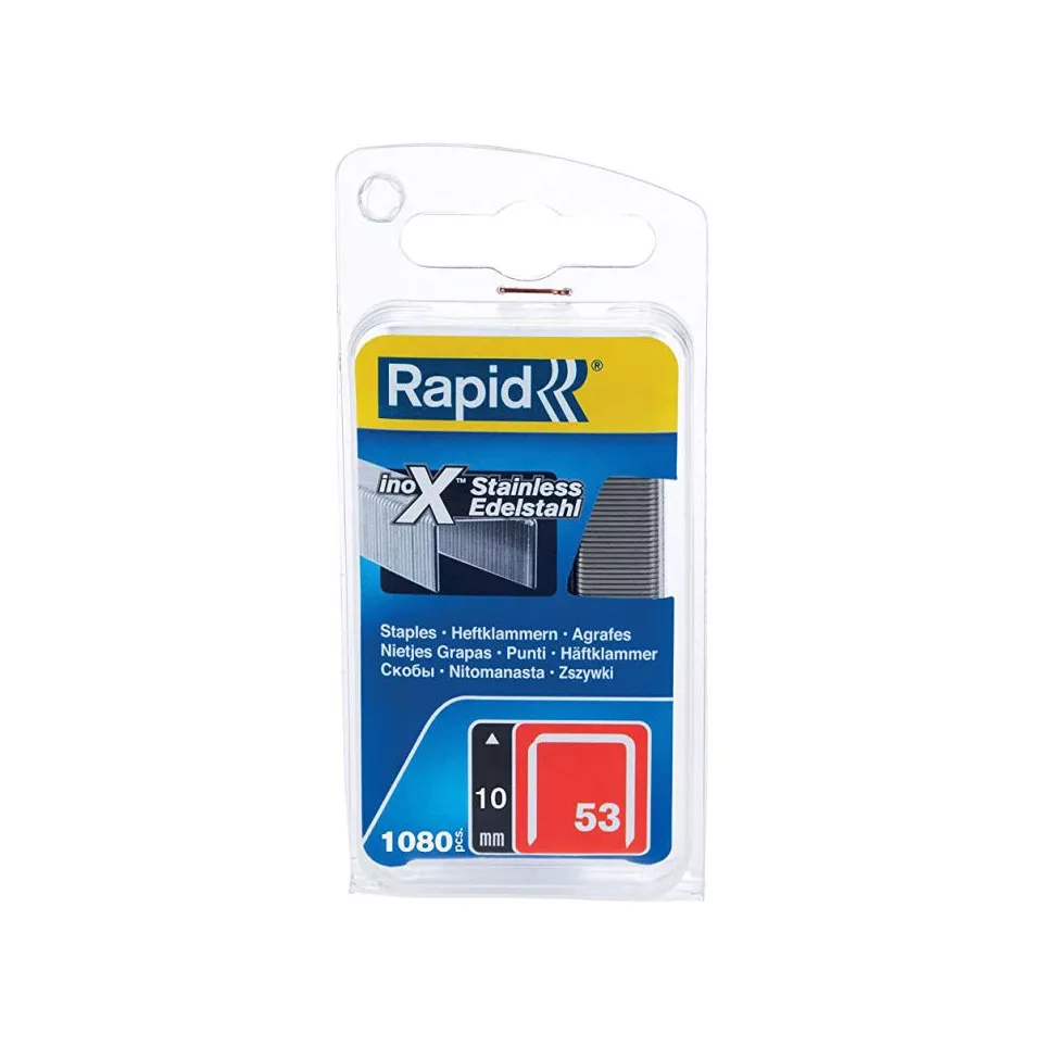 Agrafes TYPE 53 inox 10mm / 1080pce