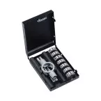 Filières rondes (coffret de 8 pièces) incl. porte-filière HSS M 3 - M 12 / pce