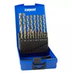 Set van 19 HSS-G Co Multi roestvaststalen boren (gesmeed) 1 tot 10mm x 0.5mm / pce