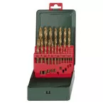 Metabo HSS-TiN Drill Bit Set 19 Pieces per piece