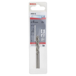 Metal Drill Bit 4mm Pack of 2