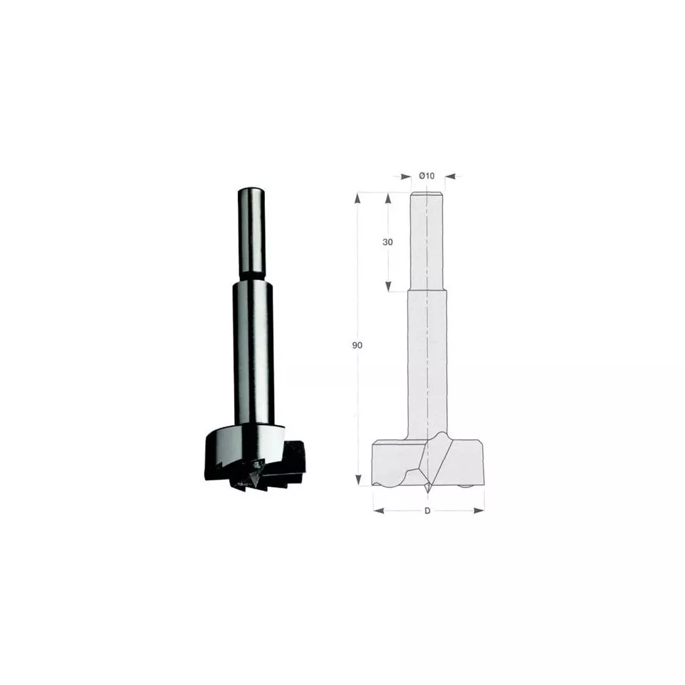 Mèche à façonner CMT D 12mm / pce