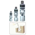 3 ratels met snelvergrendelingssysteem (1/4\", 3/8\" en 1/2\") / pce