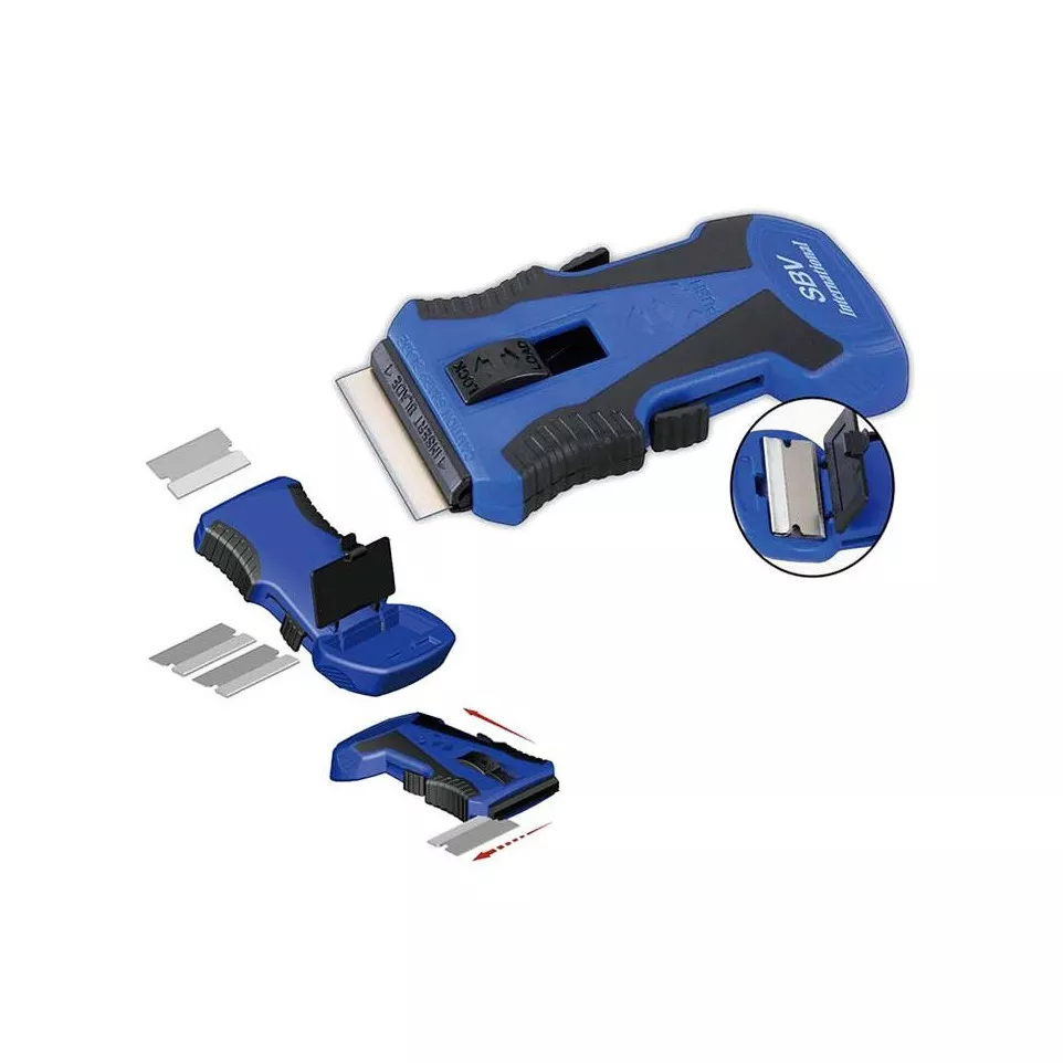 Schraper met intrekbaar scheermes / pce