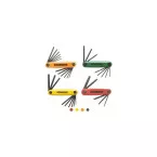 Plastic Handle Hex Key Set 5 to 10mm per piece