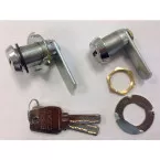 Nokkenslot D138 met vlakke sluitlip en zelfde sleutel voor max. 24mm paneeldikte / pce