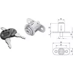 Push Lock for Sliding Door / pc