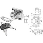 Nickel-Plated Square Bolt...