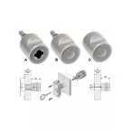 Junie Furore Rotating Knob per piece