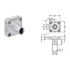 Magni Junie deadbolt lock Furore 8504 without cylinder per piece