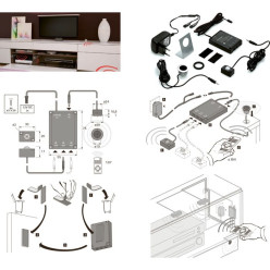 Extra zender voor infrarood-repeater / pce
