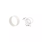 Manchon de raccord tube rond / pce