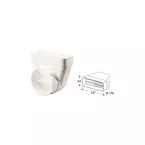 90 Degree Flat-to-Round Duct Elbow per piece