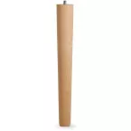 Solid Beech Table Leg Tapered 420mm Height Ø 60/40mm per piece