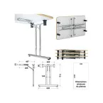 Round Folding Table Legs No. 75 Set of 2