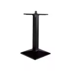 Centrale tafelpoot 65 vierkant 80 mm zwart / pce