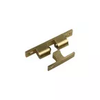 Loqueteau à 2 billes n°14 laiton mat 60mm / pce