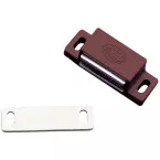 Loqueteau magnétique brun force 4kg / pce