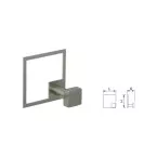 Square Hook on Perforated Square Stainless Steel No. DI.PX437 / pc