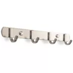 SAMU Stainless Steel 4-Hook Coat Rack per piece