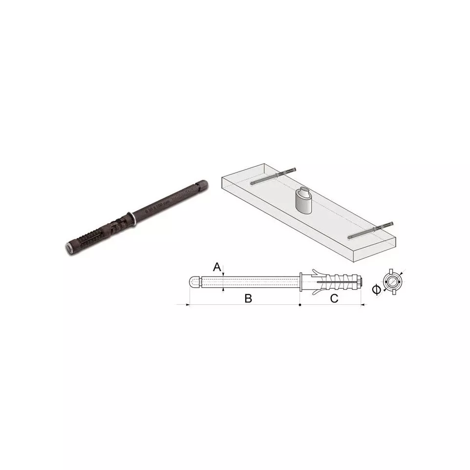 Invisible Shelf Support 145mm for...