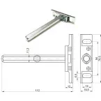 Titan Shelf Support Bracket 1 pc