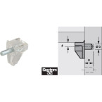 Taquet de tablette Hettich...