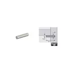 Hettich Cylindrical Shelf Support Pin per piece