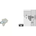 Hettich SAFETY 5mm Brown Shelf Support Pin / pc