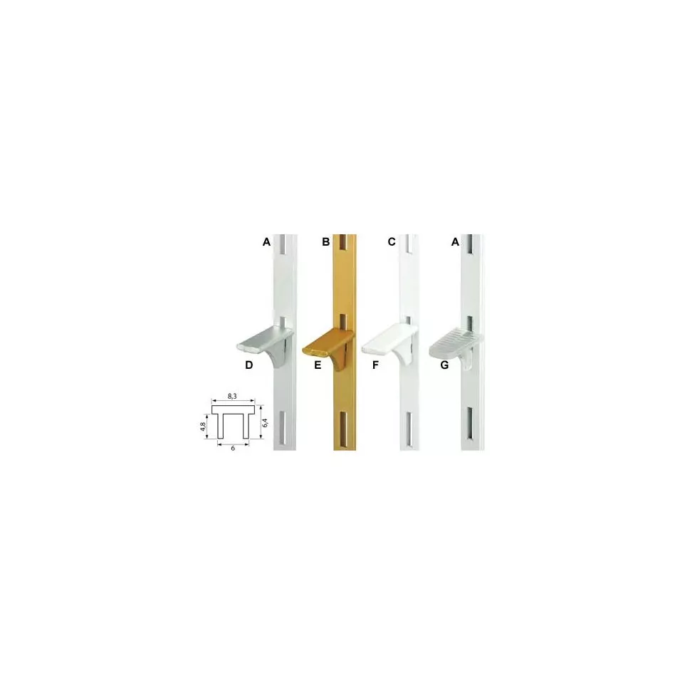 Recessed Aluminum Bracket Series 4500...