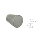 Brushed Stainless Steel Cone Knob Ø16mm per piece