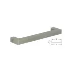 Square U Handle 15x192mm Hollow Brushed Stainless Steel 201 per piece