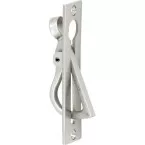 Recessed Finger Pull Handle for Sliding Door Satin Nickel / pc