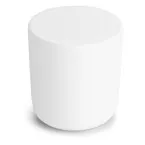 Knop Mini rond Ø 15mm wit mat / pce