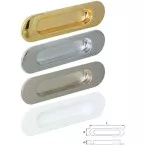 Cuvette ovale 150x40mm laitonnée / pce