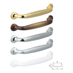 Poignée Rétro 96mm chromé...