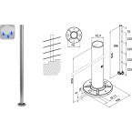 Post with Welded Base...
