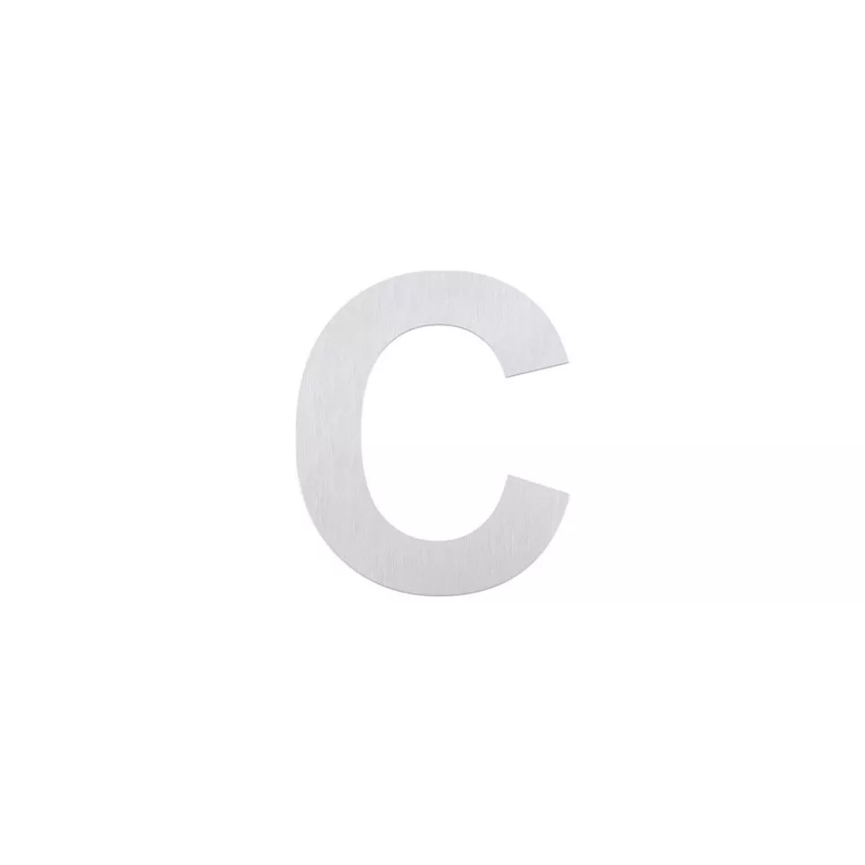 roestvrij stalen letter  ''C'' om te...