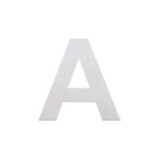 lettre inox à coller...