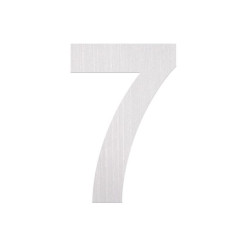 Chiffre inox à coller "7" 80mm / pce